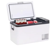 Šaltdėžė su rankena, juodos ir baltos spalvos, 18l, PP ir PE