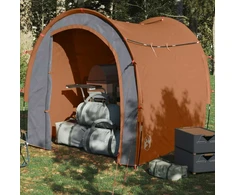 Sandėliavimo palapinė, pilka/oranžinė, 204x183x178cm, Taffeta