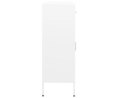 Sandėliavimo spintelė, baltos spalvos, 80x35x101,5cm, plienas