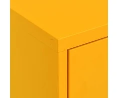 Sandėliavimo spintelė, geltona, 80x35x101,5cm, plienas