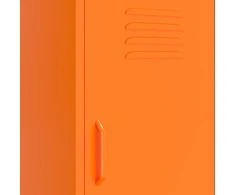 Sandėliavimo spintelė, oranžinė, 42,5x35x101,5cm, plienas