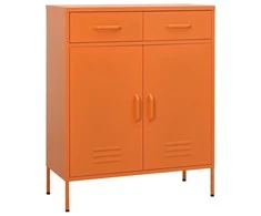 Sandėliavimo spintelė, oranžinė, 80x35x101,5cm, plienas