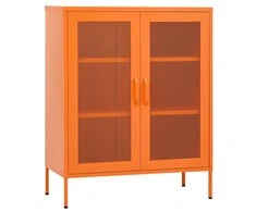 Sandėliavimo spintelė, oranžinė, 80x35x101,5cm, plienas