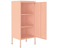 Sandėliavimo spintelė, rožinė, 42,5x35x101,5cm, plienas