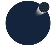 Saulę sugerianti baseino plėvelė, juoda/mėlyna, 356cm, PE