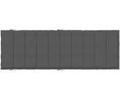 Saulės gulto čiužinukas, antracito, 186x58x4cm, audinys