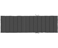 Saulės gulto čiužinukas, antracito, 200x50x4cm, audinys