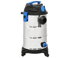 Sauso ir šlapio valymo dulkių siurblys, sidabrinis, 1200W, 30l