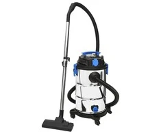 Sauso ir šlapio valymo dulkių siurblys, sidabrinis, 1200W, 30l