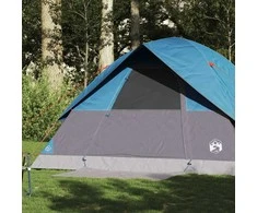 Šeimos palapinė, mėlynos spalvos, šešiavietė, kupolinė