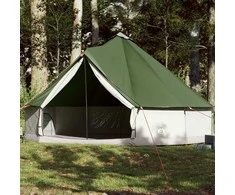 Šeimos palapinė, žalia, aštuonvietė, tipi, atspari vandeniui