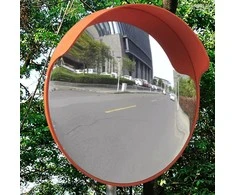 Sferinis kelio veidrodis, oranžinis, 45cm, PC plastikas, laukui