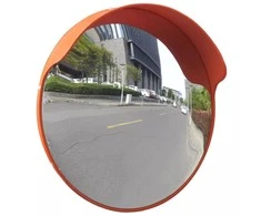 Sferinis kelio veidrodis, oranžinis, 45cm, PC plastikas, laukui