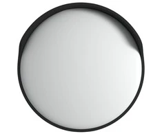 Sferinis lauko/kelio veidrodis, juodas, 60cm, polikarbonatas