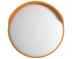 Sferinis lauko/kelio veidrodis, oranžinis, 30cm, polikarbonatas