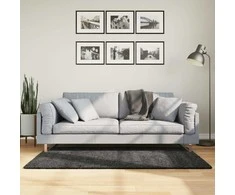 Shaggy kilimas, antracito, 120x170cm, aukšti šereliai, modernus
