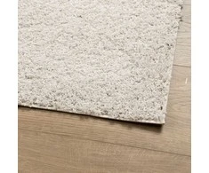 Shaggy kilimas PAMPLONA, kreminis, 120x170cm, aukšti šereliai
