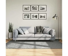 Shaggy tipo kilimas, pilkos spalvos, 140x200cm, aukšti šereliai