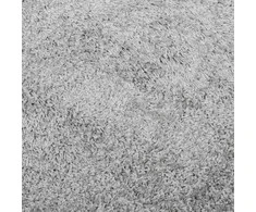 Shaggy kilimas PAMPLONA, pilkas, 200x280cm, aukšti šereliai