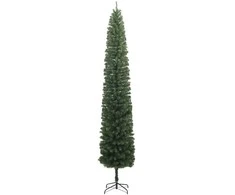 Siaura Kalėdų eglutė su stovu, 300cm, PVC