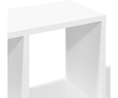 Sieninė lentyna, baltos spalvos, 100x20x53cm, apdirbta mediena