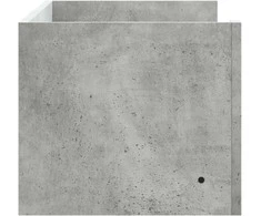 Sieninė lentyna, betono pilkos spalvos, 100x35x30,5cm, MDP