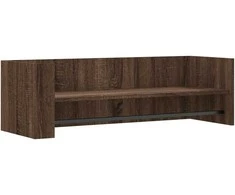 Sieninė lentyna, ruda ąžuolo, 100x35x30,5cm, apdirbta mediena