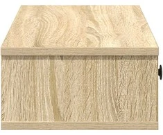 Sieninė lentyna su stalčiais, sonoma ąžuolo, 60x28x15cm