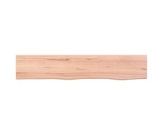 Sieninė lentyna, šviesiai ruda, 100x20x4cm, ąžuolo masyvas