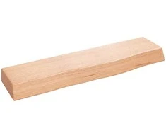Sieninė lentyna, šviesiai ruda, 40x10x4cm, ąžuolo masyvas