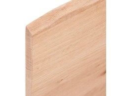 Sieninė lentyna, šviesiai ruda, 40x20x2cm, ąžuolo masyvas