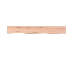 Sieninė lentyna, šviesiai ruda, 80x10x4cm, ąžuolo masyvas