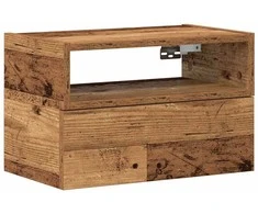 Sieninė naktinė spintelė, medienos, 45x26x28,5cm