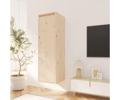Sieninė spintelė, 30x30x100cm, pušies medienos masyvas