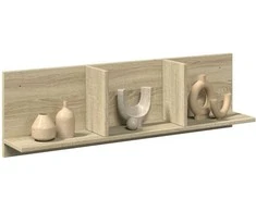 Sieninė spintelė, ąžuolo, 100x16,5x30cm, apdirbta mediena