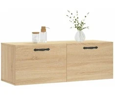 Sieninė spintelė, ąžuolo, 100x36,5x35cm, apdirbta mediena