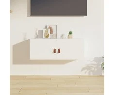 Sieninė spintelė, balta, 80x30x30cm, pušies medienos masyvas