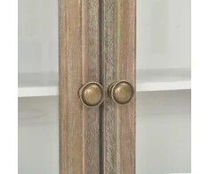 Sieninė spintelė, baltos spalvos, 49x22x59cm, apdirbta mediena
