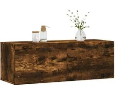Sieninė spintelė, dūminio ąžuolo, 100x36,5x35cm, mediena