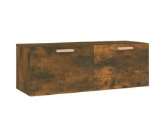 Sieninė spintelė, dūminio ąžuolo, 100x36,5x35cm, mediena