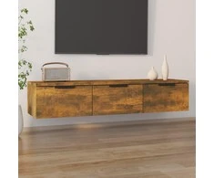 TV staliukas Sieninė spintelė, dūminio ąžuolo, 102x30x20cm, apdirbta mediena