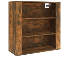 Sieninė spintelė, dūminio ąžuolo, 80x33x80cm, apdirbta mediena