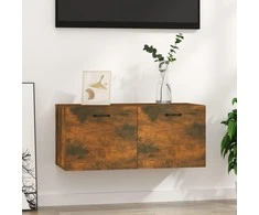 Sieninė spintelė, dūminio ąžuolo, 80x36,5x35cm, mediena
