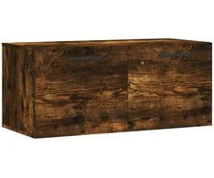 Sieninė spintelė, dūminio ąžuolo, 80x36,5x35cm, mediena
