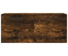 Sieninė spintelė, dūminio ąžuolo, 80x36,5x35cm, mediena