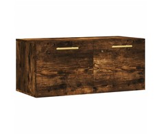 Sieninė spintelė, dūminio ąžuolo, 80x36,5x35cm, mediena