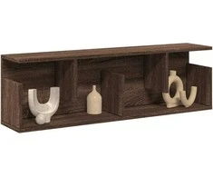 Sieninė spintelė, ruda ąžuolo, 100x20x30cm, apdirbta mediena