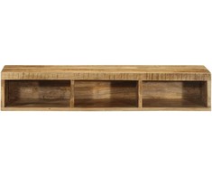 Sieninė televizoriaus spintelė, 100x30x19cm, mango mediena
