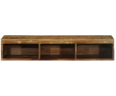 Sieninė televizoriaus spintelė, 100x30x19cm, perdirbta mediena