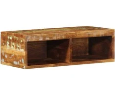 Sieninė televizoriaus spintelė, 60x30x19cm, perdirbta mediena